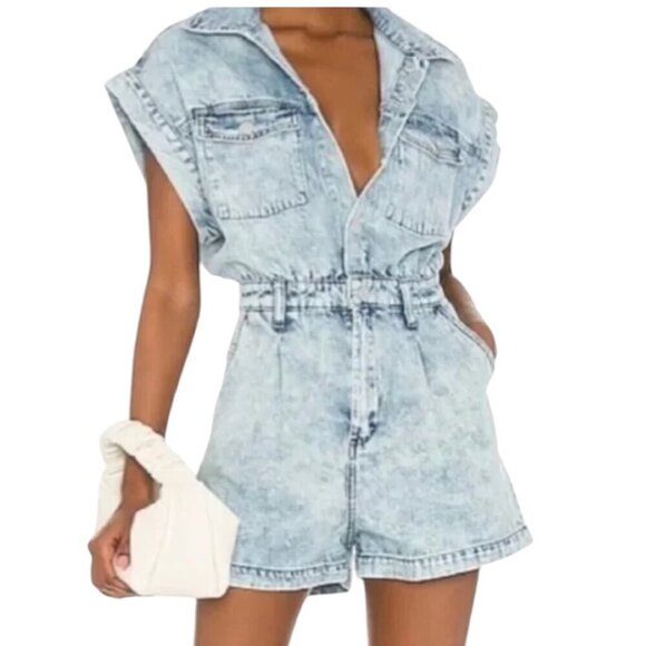 Blank NYC Pants - BLANK NYC Denim Shorts Jumpsuit I Size: M